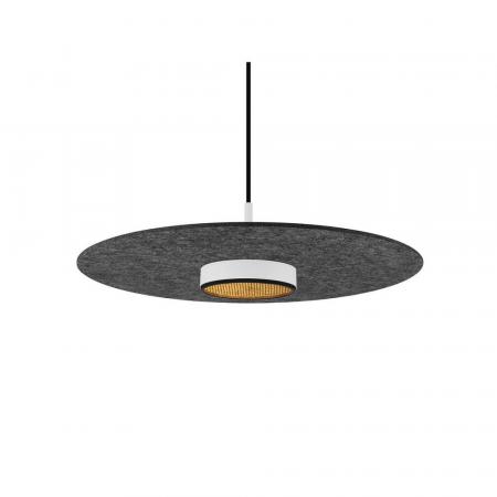 SLV 1010406 GRIP! FLAT – Felt shade Ø50 cm H 0,6 cm anthrazit ultraflacher Leuchtenschirm