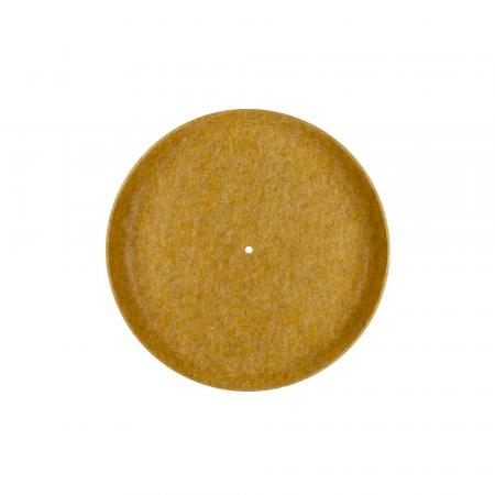 SLV 1010405 GRIP! FLAT – Felt shade Ø50 cm H 6,2 cm ocker dekorativer Leuchtenschirm