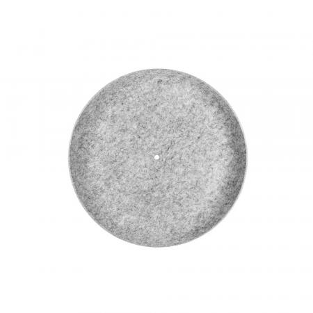 SLV 1010404 GRIP! FLAT – Felt shade Ø50 cm H 6,2 cm grau dekorativer Leuchtenschirm