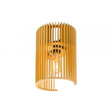 SLV WUD WL 1010401 – E27 Wandlampe zylindrisch Holz natur