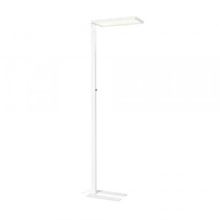 SLV 1010394 WORKLIGHT EASY FL 940 Stehleuchte 4000K IP20 weiß – moderne Bürostehleuchte mit blendfreiem Arbeitslicht