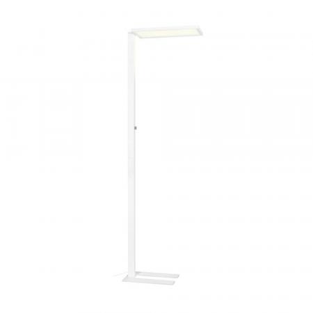 SLV 1010394 WORKLIGHT EASY FL 940 Stehleuchte 4000K IP20 weiß – moderne Bürostehleuchte mit blendfreiem Arbeitslicht