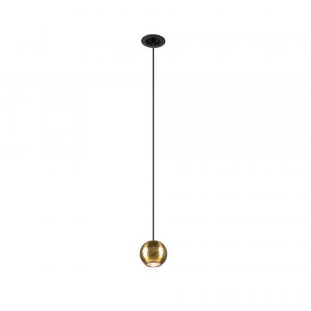 SLV 1010359 DYSKO Einbau Pendelleuchte PHASE 2700K schwarz/gold - Einbaudurchmesser 47 mm