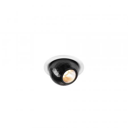SLV 1010354 DYSKO Deckeneinbauleuchte rund PHASE 2700K weiß/schwarz Einbaudurchmesser 65 mm