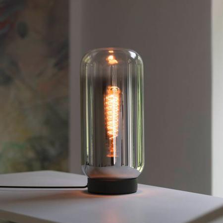SLV 1010345 PANTILO SLIM Glas Tischleuchte zylindrisch E27 15W chrom