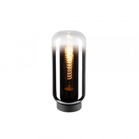 SLV 1010345 PANTILO SLIM Glas Tischleuchte zylindrisch E27 15W chrom