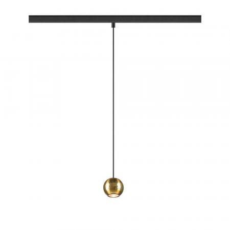 SLV 1010336 DYSKO 48V Pendelleuchte DALI Pendellänge 200 cm 2700K 36° schwarz/gold