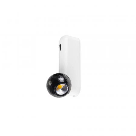 SLV 1010313 DYSKO Wand- und Deckenleuchte Switch Single PHASE 2700K 6,7W 36° weiß/schwarz