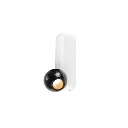 SLV 1010301 DYSKO Wand- und Deckenleuchte Single PHASE 2700K 6,7W 36° weiß/schwarz