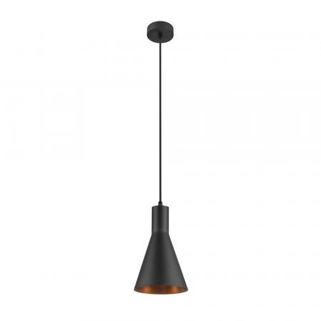 SLV 1010285 LALU Pendelleuchte, E27-Fassung, Pendellänge 200 cm, schwarz