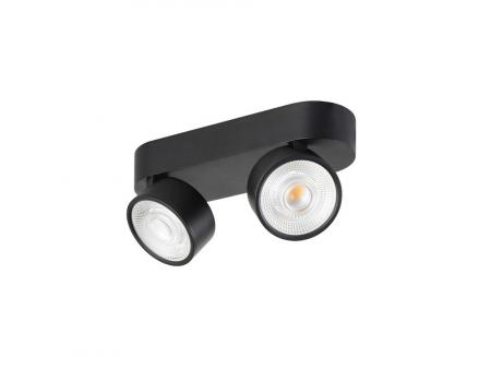 SLV 1010267 KALU 2.0 19W 1400lm 3000K 36° 2-flammiger LED Wand- & Deckenstrahler mit präziser Lichtwirkung