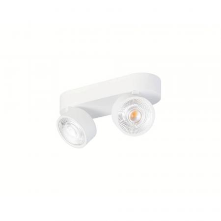 SLV 1010266 KALU 2.0 19W 1350lm 2700K 36° 2-flammiger LED Wand- & Deckenstrahler mit präziser Lichtwirkung