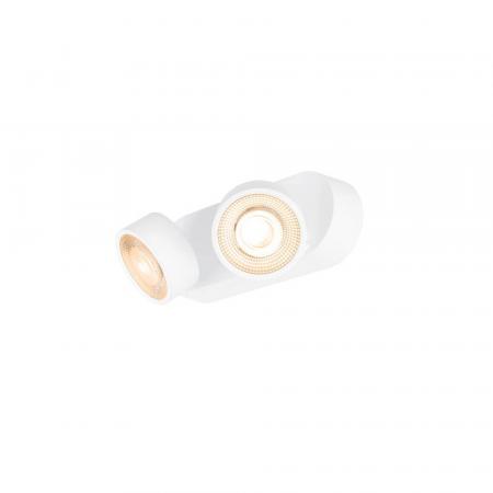 SLV 1010266 KALU 2.0 19W 1350lm 2700K 36° 2-flammiger LED Wand- & Deckenstrahler mit präziser Lichtwirkung