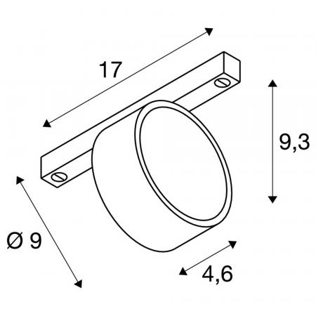 SLV 1010252 KALU 2.0 48V LED Schienenstrahler 9W 1400lm 2700K 36° Schwarz DALI – kompakter Niedervolt-Spot für moderne Lichtsysteme