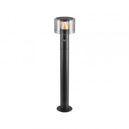 SLV 1010200 TAHA II 70 Stehleuchte SENSOR 10W 2200/2700K IP54 schwarz – intelligente Außen-Stehleuchte mit Bewegungsmelder