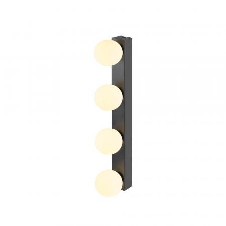 SLV 1010193 SUN MIRROR Wandleuchte quad 18W 1200–1400lm CCT IP44 schwarz – flexible Lichtlösung für Bad und Wohnbereich