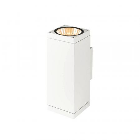 SLV 1010192 THEO PRO L Wandleuchte up/down DALI 30W 2700K 3600lm 24° weiß – moderne Fassaden- und Architekturbeleuchtung