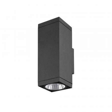 SLV 1010185 THEO PRO L Wandleuchte Single DALI P1 10W 2700K 24° Anthrazit IP65