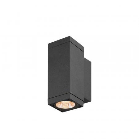 SLV 1010179 THEO PRO S Wandleuchte Up/Down DALI P1 6W 2700K 24° Anthrazit IP65