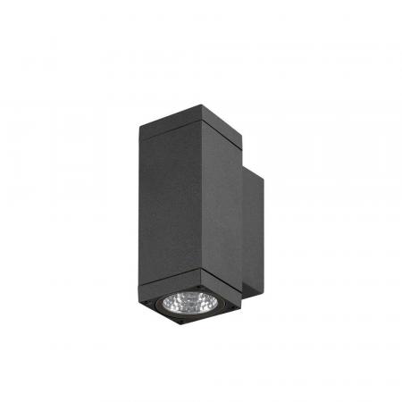 SLV 1010179 THEO PRO S Wandleuchte Up/Down DALI P1 6W 2700K 24° Anthrazit IP65