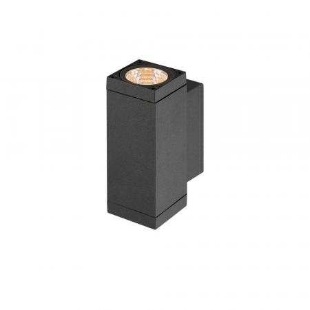 SLV 1010179 THEO PRO S Wandleuchte Up/Down DALI P1 6W 2700K 24° Anthrazit IP65