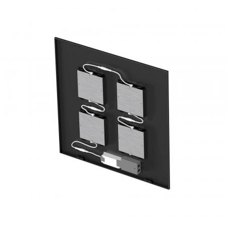 SLV 1010716 PAVANNO – LED Einbauleuchte 60x60 cm 17W 3000/4000/5000K UGR<19 schwarz