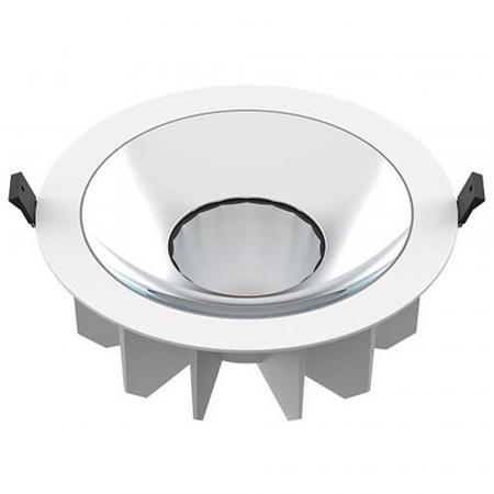 SLV 1010769 DOWNLIGHT P 230 40 HG 840 60 ML WH IP54 – 12W LED Einbaudownlight 4000K 60° weiß CRI80 - Einbaudurchmesser 20 cm