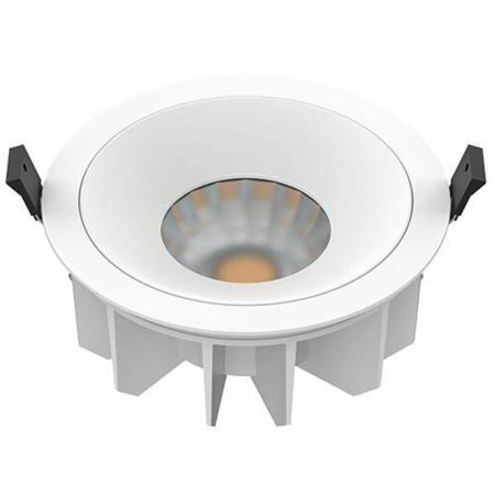 SLV 1010765 DOWNLIGHT P 165 30 WM 840 60 ML DALI WH IP54 – 5W LED Einbaudownlight 4000K 60° weiß CRI80 DALI - Einbaudurchmesser: 15 cm