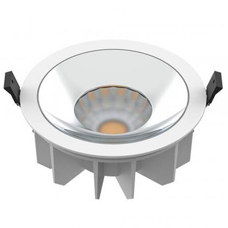 SLV 1010764 DOWNLIGHT P 165 30 HG 840 60 ML DALI WH IP54 – 5W LED Einbaudownlight 4000K 60° weiß CRI80 DALI - Einbaudurchmesser: 15 cm