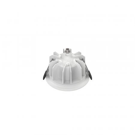 SLV 1010759 DOWNLIGHT P 115 18 HG 840 60 ML DALI WH IP54 – 5W LED Einbaudownlight 4000K 60° weiß CRI80 DALI - Einbaudurchmesser: 10 cm