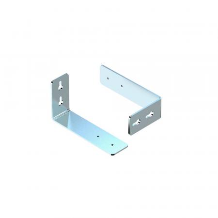 SLV 1010931 BATTEN FLAT P WALL BRACKETS 2pcs – Montagehalterung für LED Deckenleuchte Zubehör Stahl Weiß