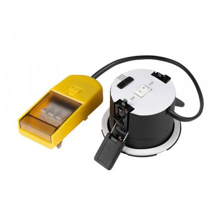 SLV 1011209 UNIVERSAL DOWNLIGHT FIX Einbauleuchte PHASE CCT 2700/3000/4000/6500K IP65 Schwarz