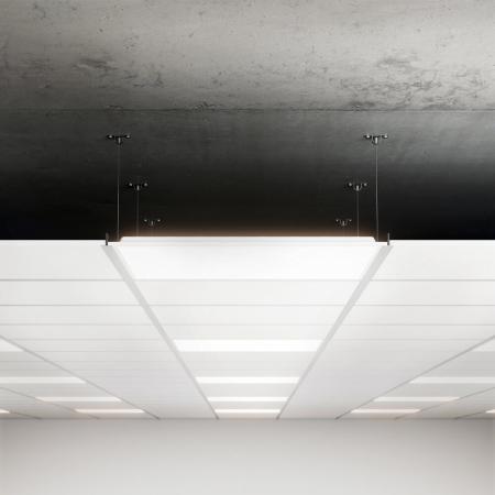 Sigor Backlit Panel Einbau Fled 620x620mm weiß UGR < 19 36W 4000K IP40 90° 3600lm Ra80 ohne Treiber