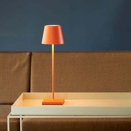 Sigor Akku-Tischleuchte Nuindie USB-C 380mm glutorange 2,2W FlexMood 2200K/2700K IP54 168/197lm Ra85