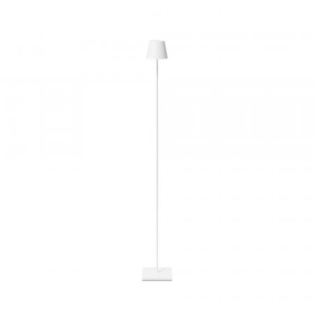 Sigor Akku-Stehleuchte Nuindie 1200mm schneeweiß rund 2,2W FlexMood 2200K/2700K IP54 168/197lm Ra85