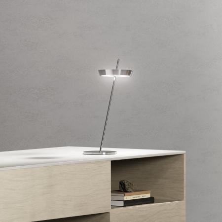 Sigor Akku-Tischleuchte Mahina USB-C 355mm Chrome 2,2W FlexMood 2200K/2700K IP20 168/181lm Ra85 dimmbar