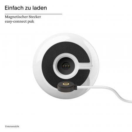 Sigor Akku-Tischleuchte Nucandle keramikweiß 1,6W 2700K IP54