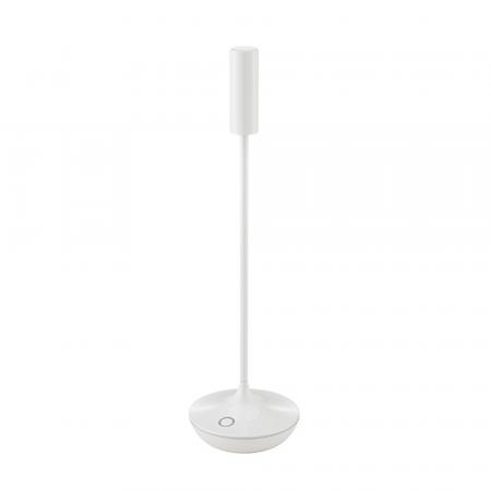 Sigor Akku-Tischleuchte Nucandle keramikweiß 1,6W 2700K IP54