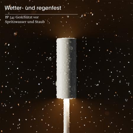 Sigor Akku-Tischleuchte Nucandle keramikweiß 1,6W 2700K IP54