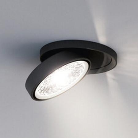 Sigor Nivo Einbauleuchte schwenkbar 111mm 36° schwarz 14W 3000-1800K DTW IP30 950lm Ra90