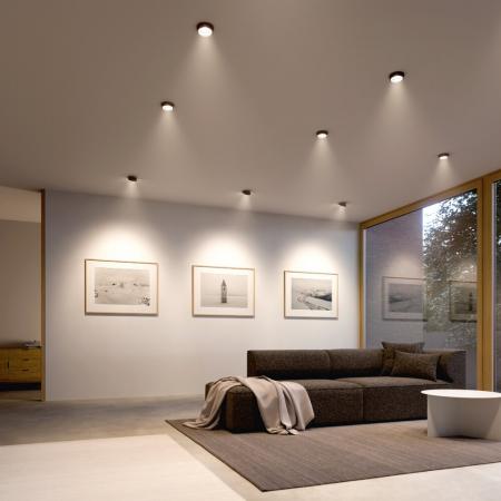 Sigor Nivo Einbauleuchte schwenkbar 111mm 50° weiß 14W 3000-1800K DTW IP30 950lm Ra90