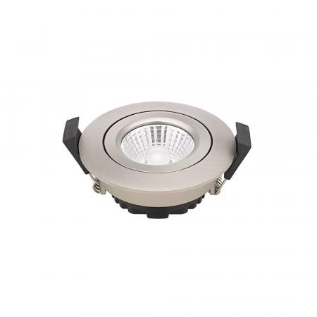 Sigor Einbauleuchte 68 Diled 6W 360lm 2700-2100K stahl 36° Dim-To-Warm Technologie