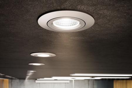 Sigor Einbauleuchte 68 Diled 6W 370lm 2700K stahl 36° dim