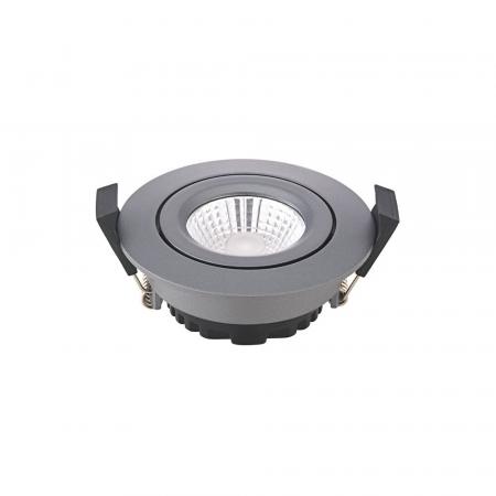 Sigor Einbauleuchte 68 Diled 6W 360lm 2700K-2100K Anthrazit 36° Dim-To-Warm Technologie