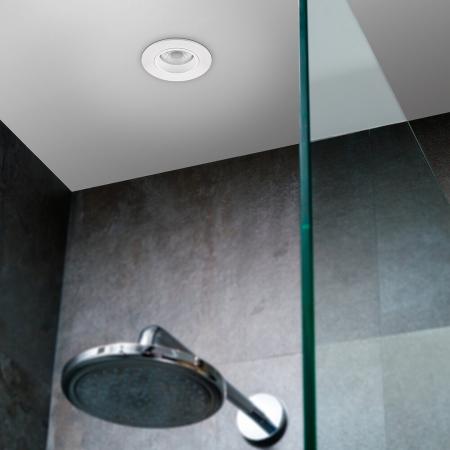 Sigor Einbauleuchte ARGENT 80mm weiß 6W 2700K IP44 36° 390lm Ra93 dim schwenkbar