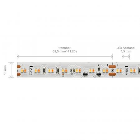 Sigor 18W/m Dim-To-Warm LED-Streifen 1800-3000K 5m 1840lm/m 24VDC Ra90 224LEDs/m