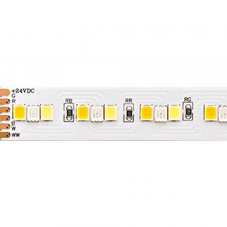 Sigor 20W/m RGB/TW LED-Streifen RGB/2300+6500K 5m 210 LED/m IP20 24V 1662lm RA80 WH