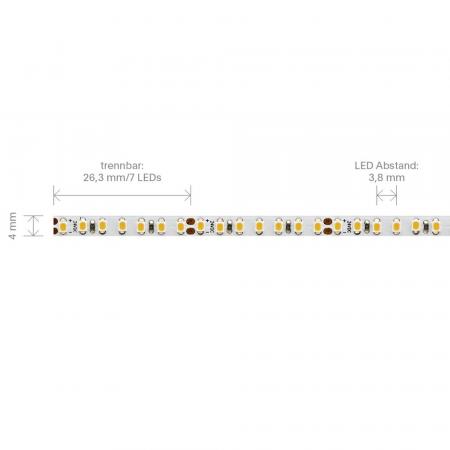 Sigor 12W/m EXPERT SLIM LED-Streifen 2700K 5m 266LED/m IP20 24V 1150lm Ra90