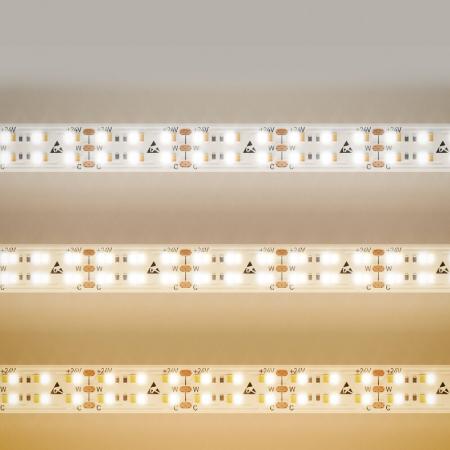 Sigor 14W/m Tunable White LED-Streifen 6500-2700K 5m 140LED/m IP20 24V 1574lm