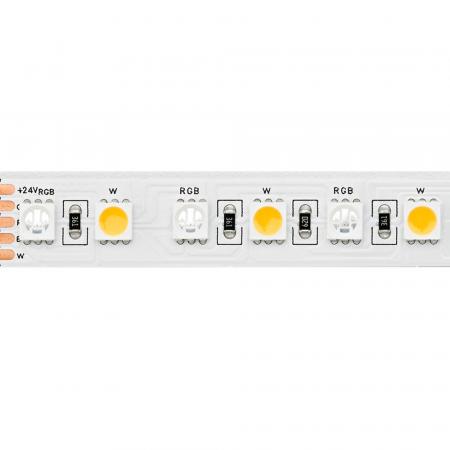 Sigor 19,2W/m RGB+W LED-Streifen RGB/2700K 5m 96LED/m IP00 24V 864lm Ra90